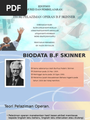 Teori Skinner Pdf
