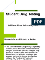 Student Drug Testing #2 - Student Drug Testing #2 - William Allan Kritsonis, Distinguished Alumnus, Central Washington University