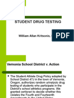 Student Drug Testing - William Allan Kritsonis, PhD