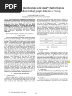 Research On Architecture and Query Performance Based On Distributed Graph Database Neo4j