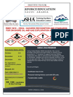 RMEC 5810 - Osha - Hazards Recognition and Standards For On-Shore Oil and Gas Exploration and Production
