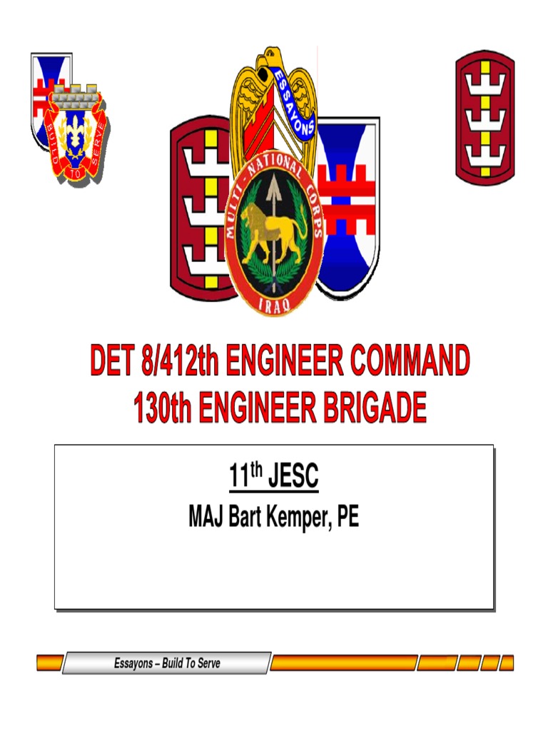 Military Engineering in Iraq 2005 | PDF | United States Army Corps Of ...