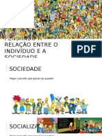 Pensando a Relacao Indv Sociedade - Conceitos