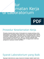 Prosedur Keselamatan Kerja Di Laboratorium