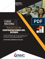 Curso Nueva Ley de Contrataciones Del Estado Mayo