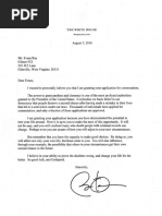 Letter From Obama
