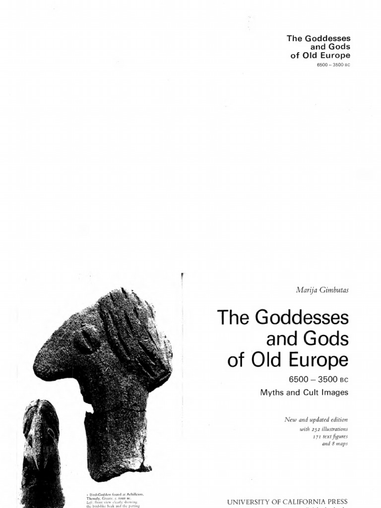 The Goddesses and Gods of Old Europe - Gimbutas PDF | PDF