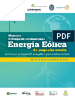 II Simposio Internaciona Energía Eólica