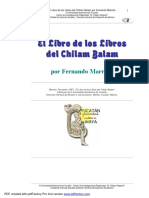 Fernando Marrufo, Chilam-balam. Libro