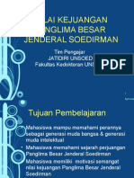 Nilai Kejuangan Panglima Besar Jenderal Soedirman