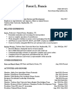 Forest Resume PDF