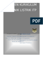 Dokumen Kurikulum d3 Teknik Listrik Itp v20016