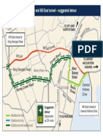 Full Closure M5 East Freeway and M5 East Tunnel - Suggested Detour