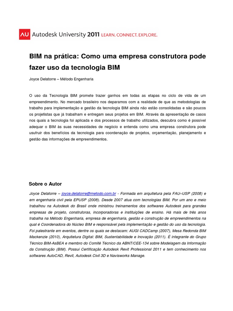 Implementação do BIM em Construtoras | PDF | BIM | Qualidade (negócios)