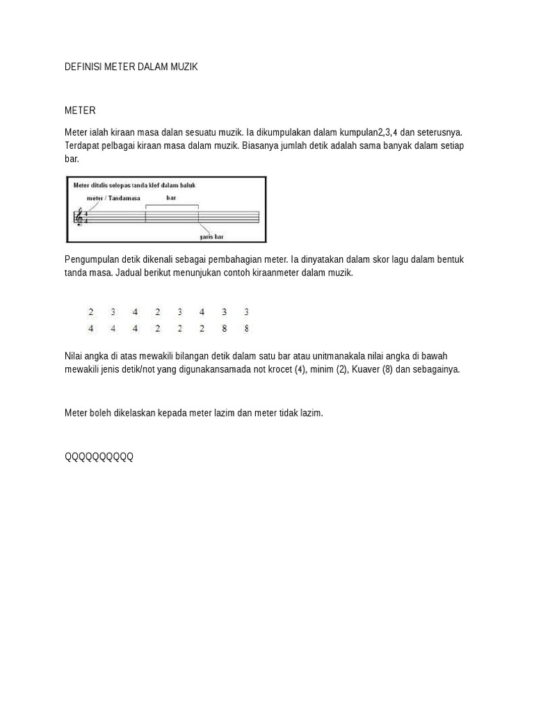 Definisi Meter Dalam Muzik Pdf