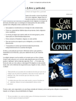 Contact - Carl Sagan (Libro y Película)