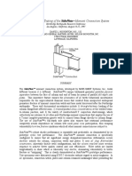 Prototype Cyclic TEsting of The SidePlate Momnet Connection System