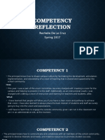 Competency Reflection