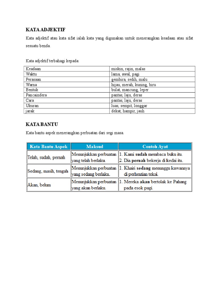 Kata Adjektif Pdf