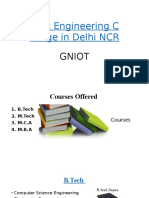 Top 10 Private Engineering Colleges in Delhi NCR  - GNIOT