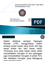 Analisis Pengaruh Terputusnya Netral Trafo 3 Phasa