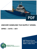 Anchor Handling Tug Supply Vessel: GPMC - Ahts - 001
