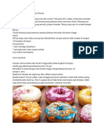 Resep Donat