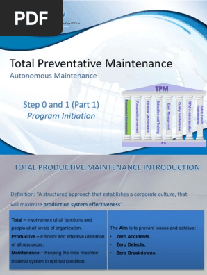 Step 0 And 1 Management Part 1 Pdf Maintenance Business