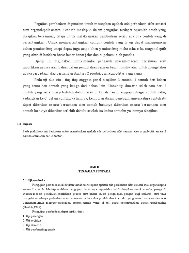 Dasar Teori Uji Duo Trio | PDF