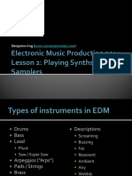 Lesson2 Playingsynthsandsamplerselectronicmusic2014 140705005323 Phpapp01