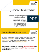 Foriegn Direct Investment