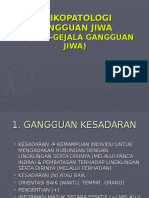 Psikopatologi Gangguan Jiwa