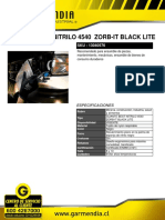 Guante Best Nitrilo 4540 Zorb-It Black Lite
