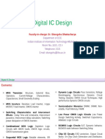 Digital IC Design: Faculty-In-Charge: Dr. Sitangshu Bhattacharya