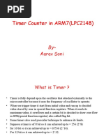 Timer Counter in ARM7 (LPC2148) : Aarav Soni