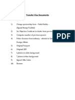 Visa Document Requirements in Qatar