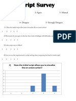 1) Does The Initial Script Allow You To Visualize The On Screen Action?