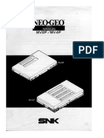 NeoGeo MV2F 4F Manual