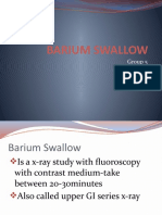 Barium Swallow: Group 5