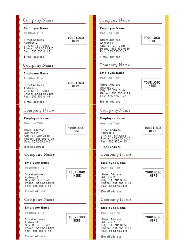Company Name Company Name: Employee Name Employee Name | PDF | Career ...