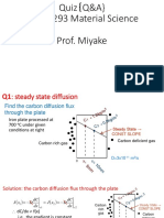 Quiz Q&A) SMJC3293 Material Science Prof. Miyake