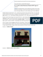 Desain Rumah Minimalis 2 Lantai Untuk Renovasi Rumah KPR Type 21 Desainrumahsederhana