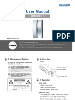 User Manual for COMMAX DP-2S Door Phone