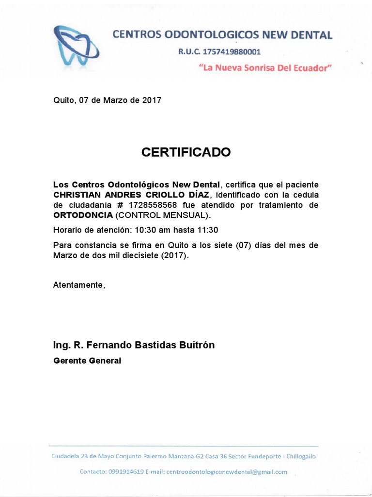 certificado