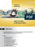 Ansys Ls-Dyna Mapdl 14.5 l09 Restarting