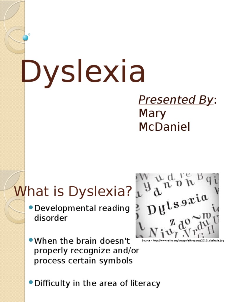 dyslexic powerpoint Dyslexia Applied Psychology