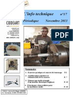 L'info Technique: N°17 Périodique Novembre 2013