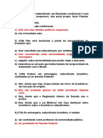 Questoes de Direito Constitucional