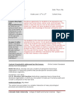 CEP Lesson Plan Form: Colorado State University College of Health and Human Sciences Page 1