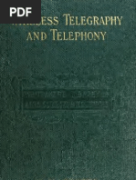 (1906) Wireless Telegraphy and Telephony (Wireless Radio)